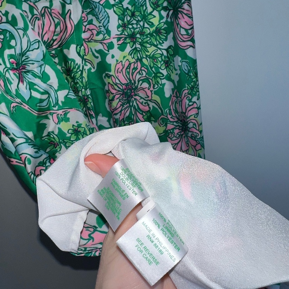 Lilly Pulitzer Rennox Midi Skirt Spearmint Blossom Views size 6 - Picture 16 of 16